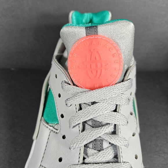 Nike Air Huarache South Beach Green Gray Sneakers Men's Shoes Size 9.5 - Picture 7 of 11